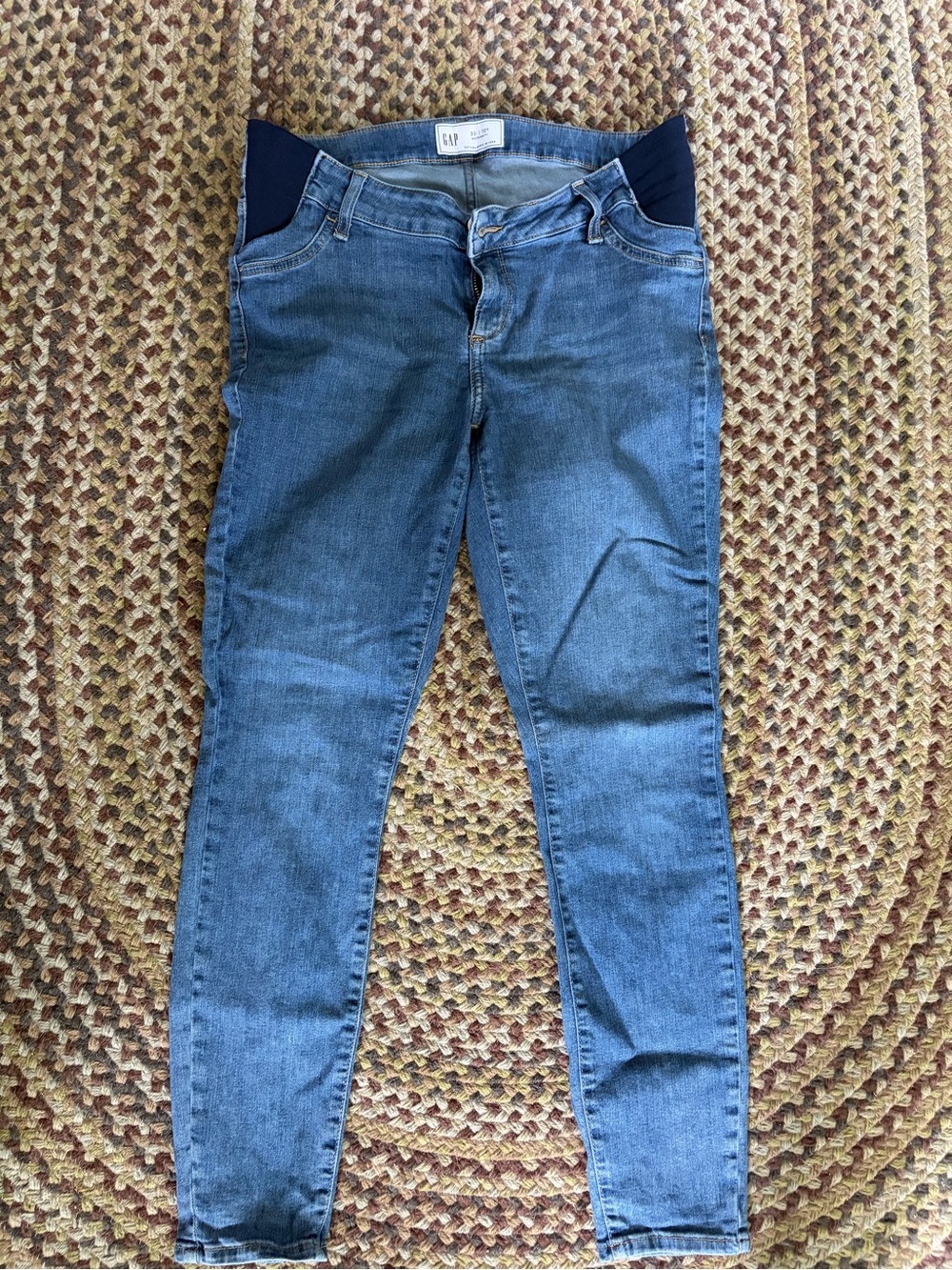 GAP Maternity skinny jeans with inset Panels size 10R